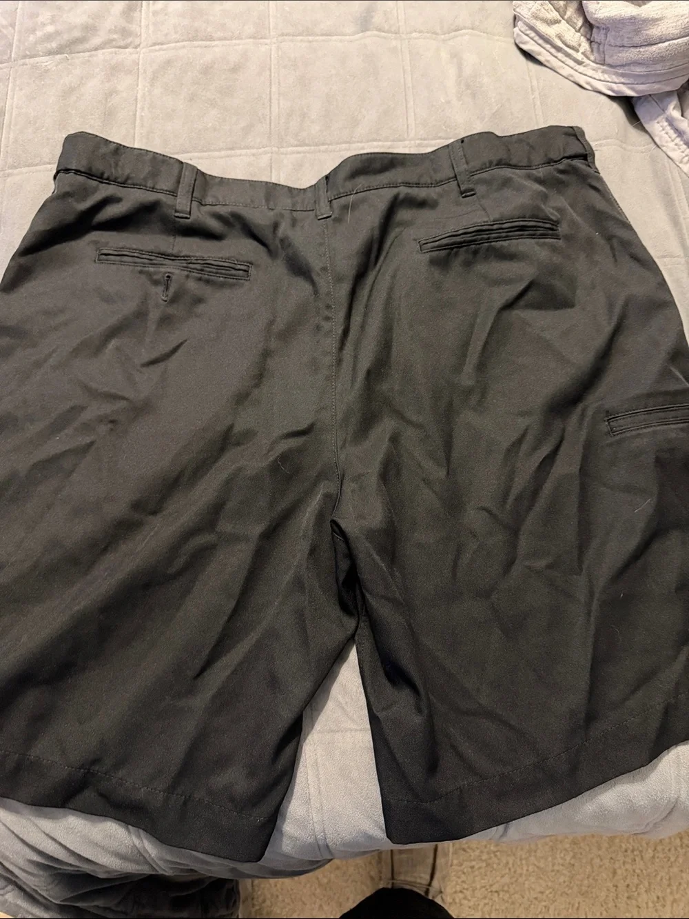 PGA Tour Black Men's Golf Hybrid Shorts